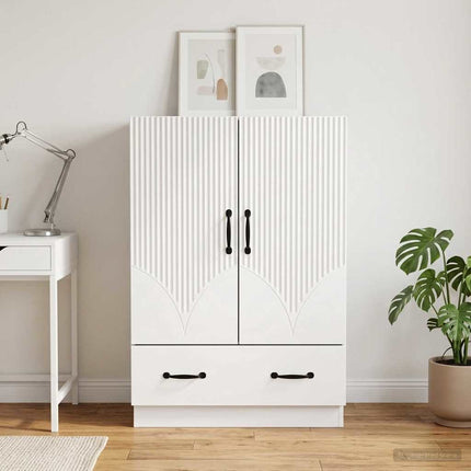 Sideboard Vit 66 x 34,5 x 92 cm Konstruerat trä