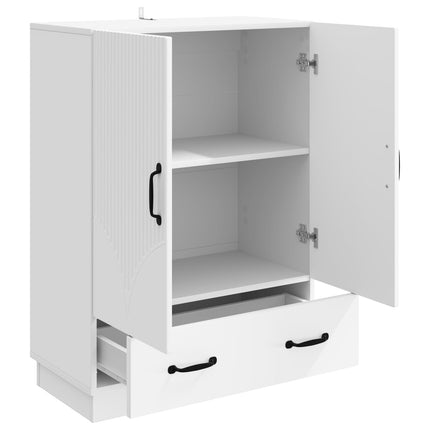 Sideboard Vit 66 x 34,5 x 92 cm Konstruerat trä