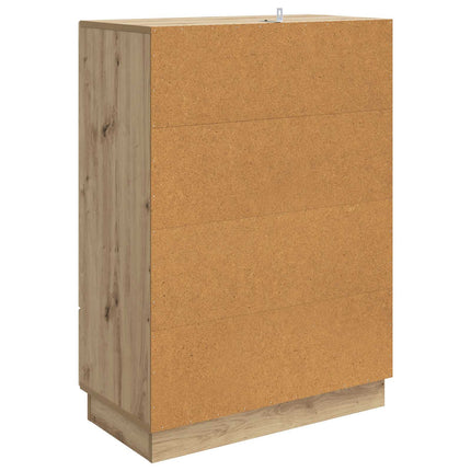 Sideboard Artisan-ek 66 x 34,5 x 92 cm Konstruerat trä