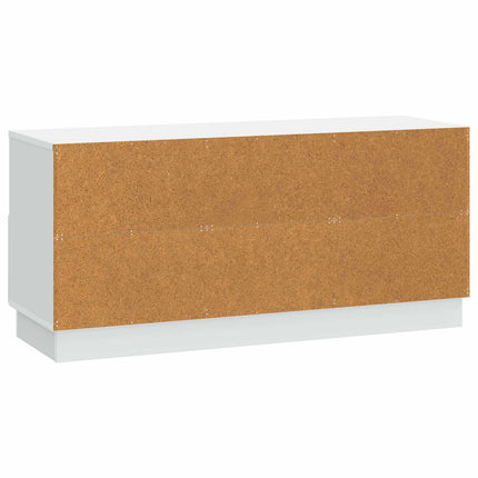 TV-skåp med låda Vit 102 x 34,5 x 47 cm Konstruerat trä