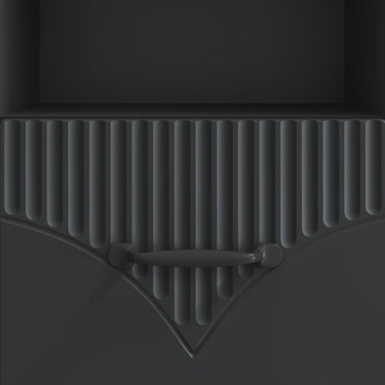 TV-skåp med låda Svart 102 x 34,5 x 47 cm Konstruerat trä