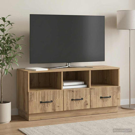 TV-skåp 102 x 34,5 x 47 cm Artisan-ek Konstruerat trä