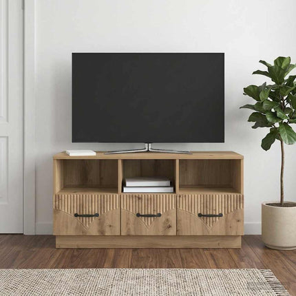 TV-skåp 102 x 34,5 x 47 cm Artisan-ek Konstruerat trä