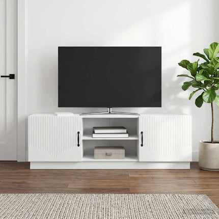 TV-skåp Vit 150 x 31 x 47 cm Konstruerat trä
