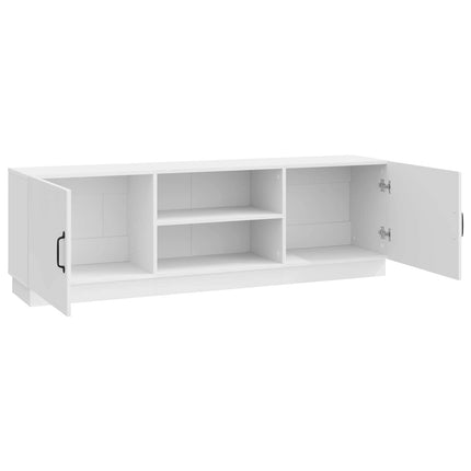 TV-skåp Vit högglans 150 x 31 x 47 cm Konstruerat trä