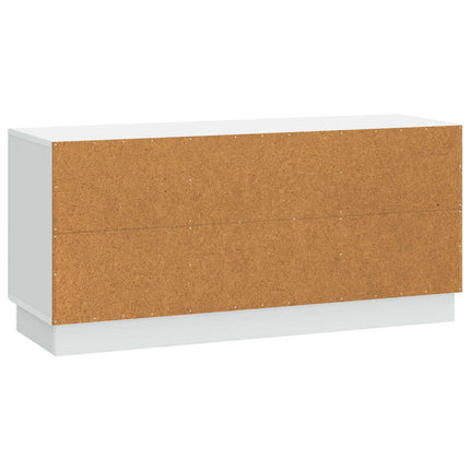 TV-skåp Vit 102 x 34,5 x 47 cm Konstruerat trä