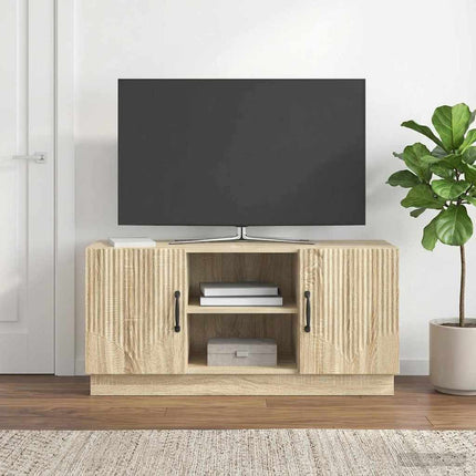 TV-skåp Sonoma-ek 102 x 34,5 x 47 cm Konstruerat trä