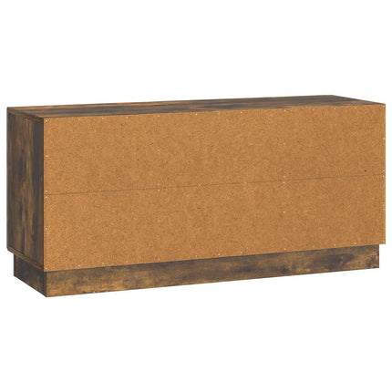 TV-skåp Rökt ek 102 x 34,5 x 47 cm Konstruerat trä