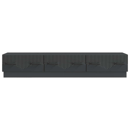 TV-skåp med låda Svart 147 x 34,5 x 27 cm Konstruerat trä