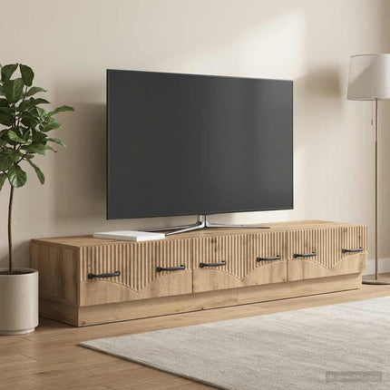 TV-skåp 147 x 34,5 x 27 cm Artisan-ek Konstruerat trä