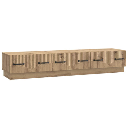 TV-skåp med låda Artisan-ek 147 x 34,5 x 27 cm Konstruerat trä