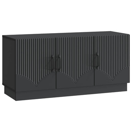 TV-skåp Svart 99 x 34,5 x 47 cm Konstruerat trä