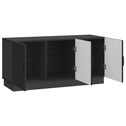 TV-skåp Svart 99 x 34,5 x 47 cm Konstruerat trä