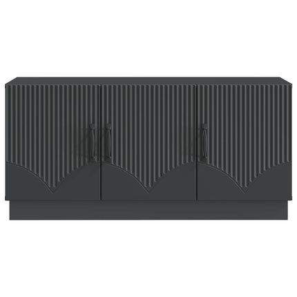 TV-skåp Svart 99 x 34,5 x 47 cm Konstruerat trä