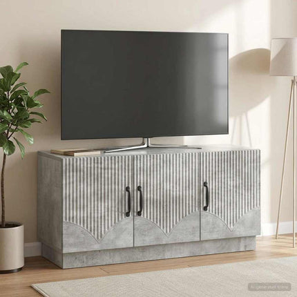 TV-skåp Betonggrå 99 x 34,5 x 47 cm Konstruerat trä