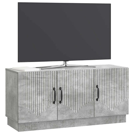 TV-skåp Betonggrå 99 x 34,5 x 47 cm Konstruerat trä