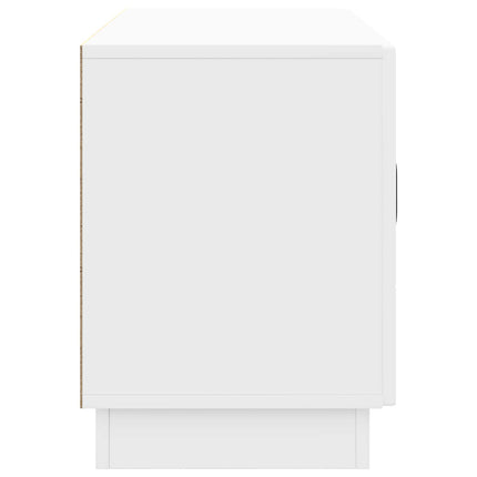 TV-skåp Vit högglans 99 x 34,5 x 47 cm Konstruerat trä