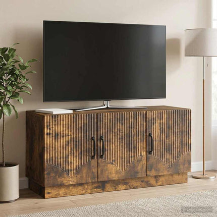 TV-skåp Rökt ek 99 x 34,5 x 47 cm Konstruerat trä
