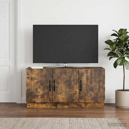 TV-skåp Rökt ek 99 x 34,5 x 47 cm Konstruerat trä