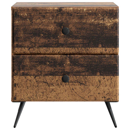 Nattduksbord Gammalt trä 43 x 34,5 x 47,5 cm Konstruerat trä