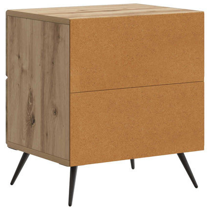 Nattduksbord med låda 2 pcs Artisan-ek 43 x 34,5 x 47,5 cm