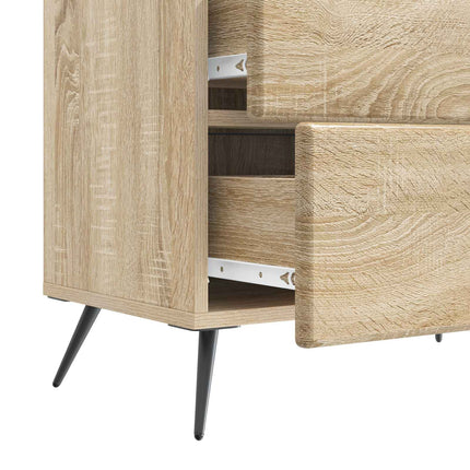 Nattduksbord Sonoma-ek 62 x 34,5 x 47,5 cm Konstruerat trä