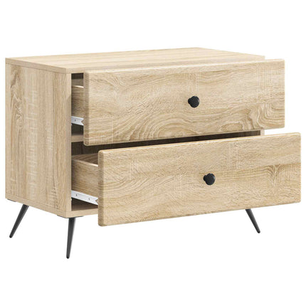 Nattduksbord Sonoma-ek 62 x 34,5 x 47,5 cm Konstruerat trä