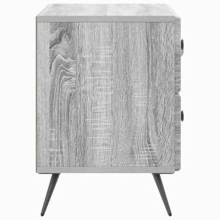 Nattduksbord Grå sonoma-ek 62 x 34,5 x 47,5 cm Konstruerat trä