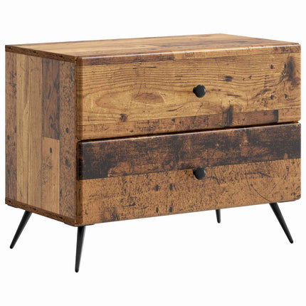 Nattduksbord Gammalt trä 62 x 34,5 x 47,5 cm Konstruerat trä