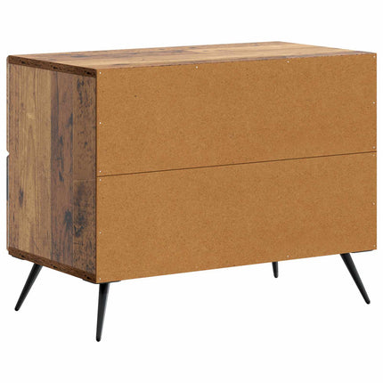 Nattduksbord Gammalt trä 62 x 34,5 x 47,5 cm Konstruerat trä
