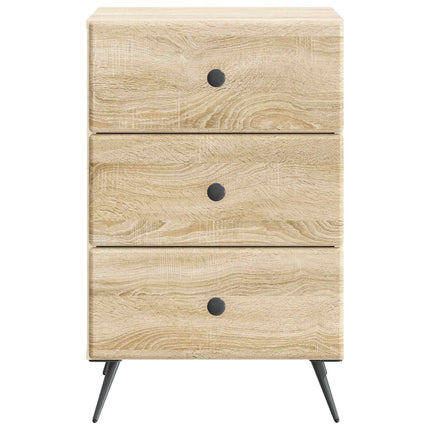 Nattduksbord Sonoma-ek 43 x 41 x 66,5 cm Konstruerat trä