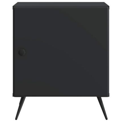 Nattduksbord Svart 43 x 34,5 x 50 cm Konstruerat trä