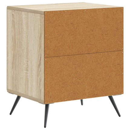 Nattduksbord Sonoma-ek 43 x 34,5 x 50 cm Konstruerat trä