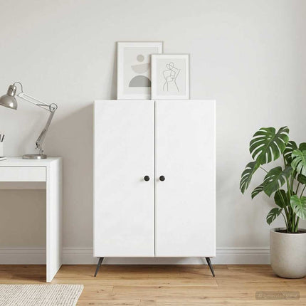 Sideboard Vit 66 x 34,5 x 90 cm Konstruerat trä
