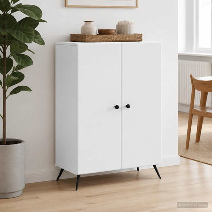Sideboard Vit 66 x 34,5 x 90 cm Konstruerat trä