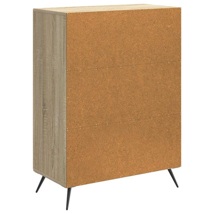 Sideboard Sonoma-ek 66 x 34,5 x 90 cm Konstruerat trä