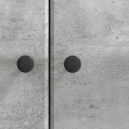 Sideboard Betonggrå 66 x 34,5 x 90 cm Konstruerat trä