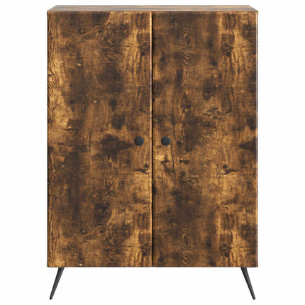 Sideboard Rökt ek 66 x 34,5 x 90 cm Konstruerat trä