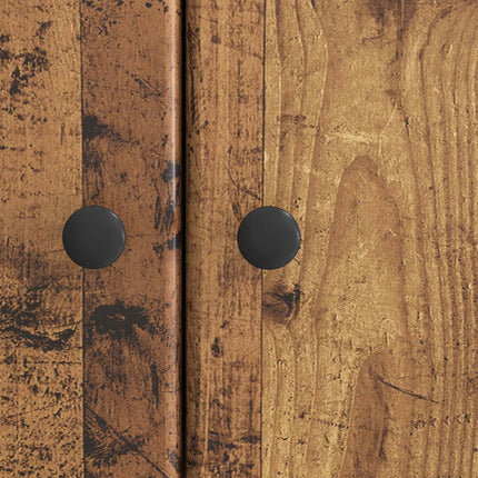 Sideboard Gammalt trä 66 x 34,5 x 90 cm Konstruerat trä