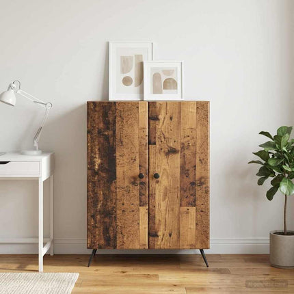 Sideboard Gammalt trä 66 x 34,5 x 90 cm Konstruerat trä