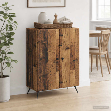 Sideboard Gammalt trä 66 x 34,5 x 90 cm Konstruerat trä