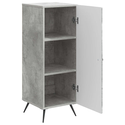 Sideboard Betonggrå 33 x 34,5 x 90 cm Konstruerat trä