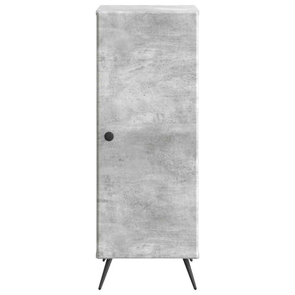 Sideboard Betonggrå 33 x 34,5 x 90 cm Konstruerat trä