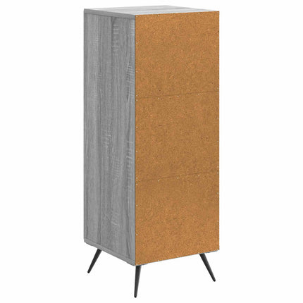 Sideboard Grå sonoma-ek 33 x 34,5 x 90 cm Konstruerat trä