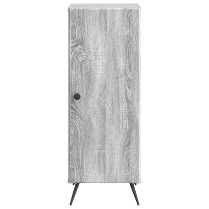 Sideboard Grå sonoma-ek 33 x 34,5 x 90 cm Konstruerat trä