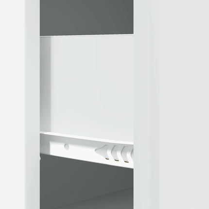 Lådans skåp Vit 66 x 34,5 x 90 cm Konstruerat trä
