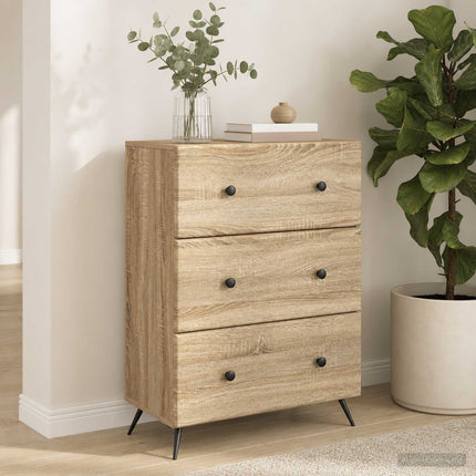 Lådans skåp Sonoma-ek 66 x 34,5 x 90 cm Konstruerat trä