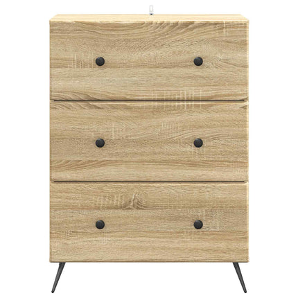 Lådans skåp Sonoma-ek 66 x 34,5 x 90 cm Konstruerat trä