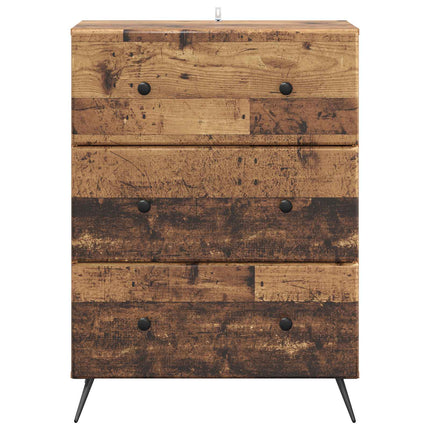 Lådans skåp Gammalt trä 66 x 34,5 x 90 cm Konstruerat trä