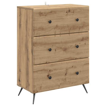 Lådans skåp Artisan-ek 66 x 34,5 x 90 cm Konstruerat trä
